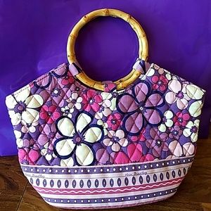 Vera Bradley Power Petal Purple Handbag